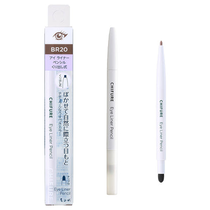 Chifure Eyeliner pencil, retractable type N, unit, 20, fragrance-free