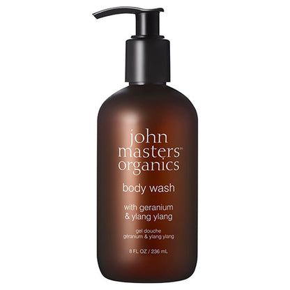 John Masters Organics G&Y (Geranium & Ylang Ylang) Body Wash, 236ml