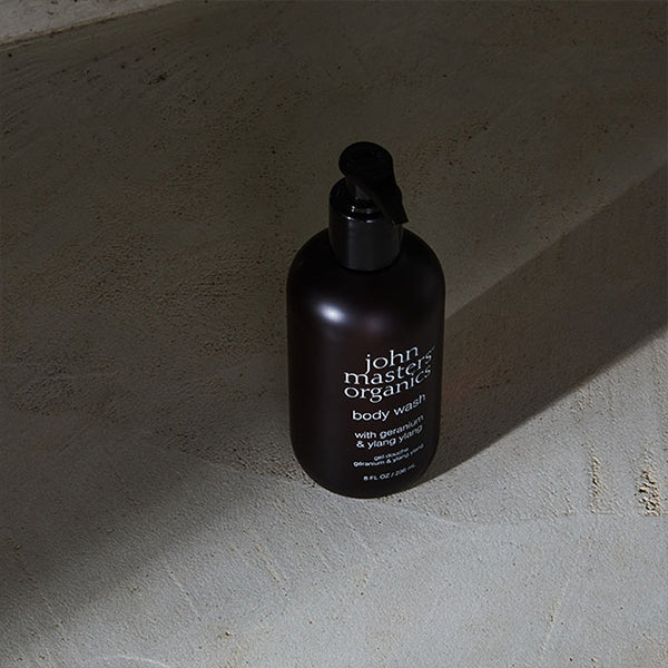 john masters organics G&Y Body Wash, 236ml, Geranium & Ylang Ylang