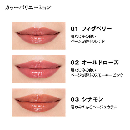 Koh Gen Do Stick Rouge Glossy Color Balm, 03 Cinnamon, 3.8g