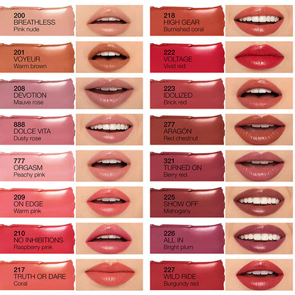 NARS Afterglow Sensual Shine Lipstick, 201 VOYEUR, 1.5g