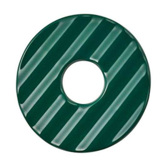 Pororoca Soap Dish Hasami-yaki (Forest Green), 10cm