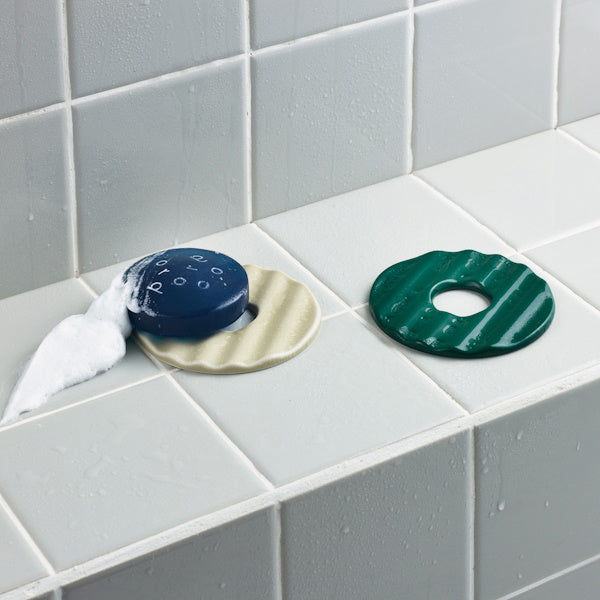 Pororoca Soap Dish Hasami-yaki (Forest Green), 10cm