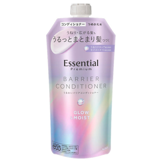 Essential Premium Moisture Barrier Conditioner Glow & Moist, Refill, 340ml, Floral Luxe Scent