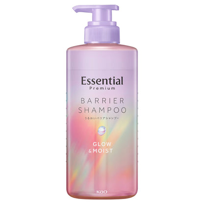 Essential Premium Moisture Barrier Shampoo Glow & Moist, 450ml, Floral Luxe Scent