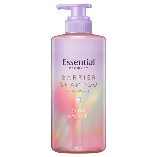 Essential Premium Moisture Barrier Shampoo Glow & Moist, 450ml, Floral Luxe Scent