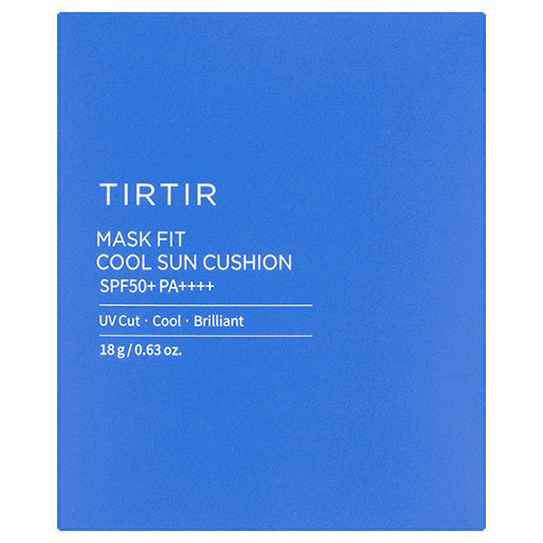 TIRTIR MASK FIT COOL SUN CUSHION, SPF50+ PA++++, 18g, Light