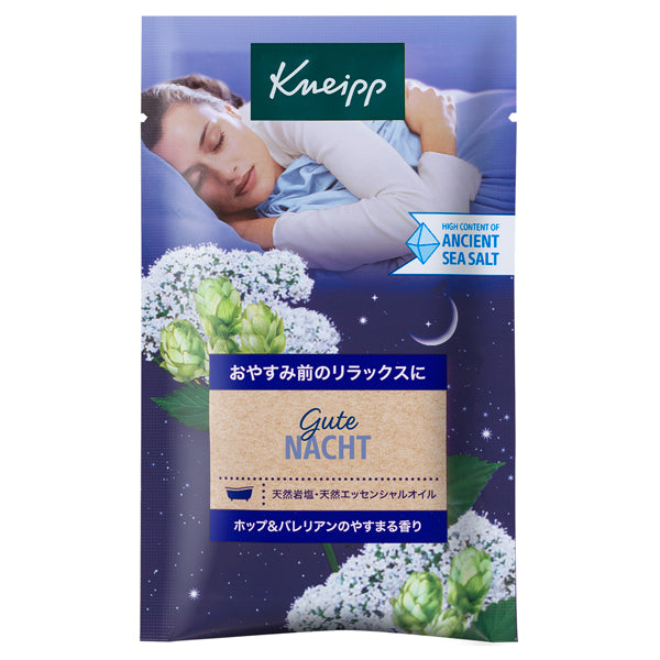 Kneipp Gute Nacht Bath Salt, 50g (Hops & Valerian)