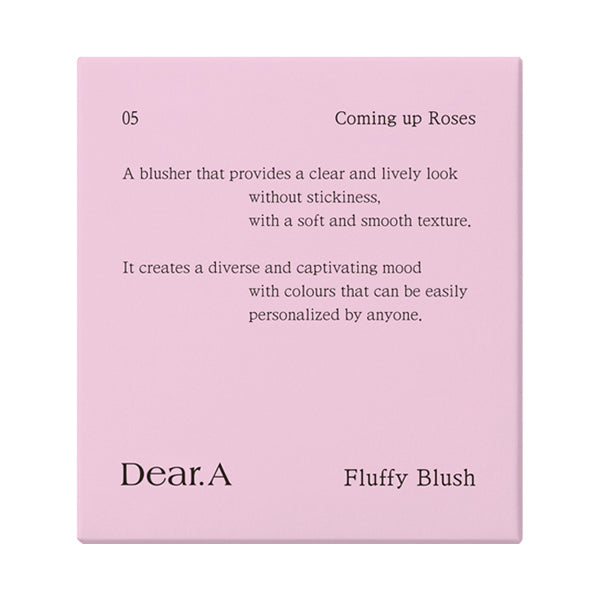 Dear.A Fluffy Blush, 05 Coming Up Rose, 1.8g