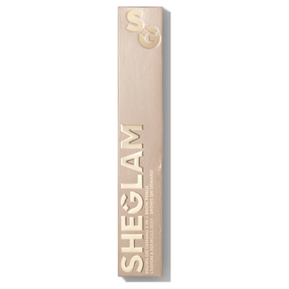 SHEGLAM Brow On Demand 2-in-1 Brow Pencil (Taupe)