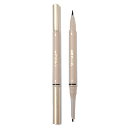 SHEGLAM Brow On Demand 2-in-1 Brow Pencil (Chocolate)