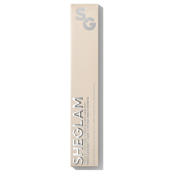 SHEGLAM Multitask Line & Detail Eyeliner (Black), 0.4ml + 0.3ml