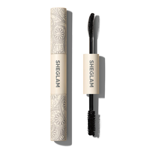 SHEGLAM All-In-One Volume & Length Mascara Washable (Black), 4g x 2