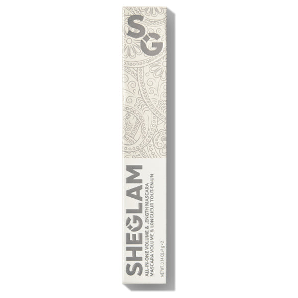 SHEGLAM All-In-One Volume & Length Mascara Washable (Black), 4g x 2