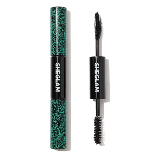 SHEGLAM All-In-One Volume & Length Mascara Waterproof (Black), 4g x 2