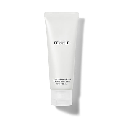 FEMMUE Gentle Creamy Foam Wash, 100ml, The noble scent of geranium and jasmine.