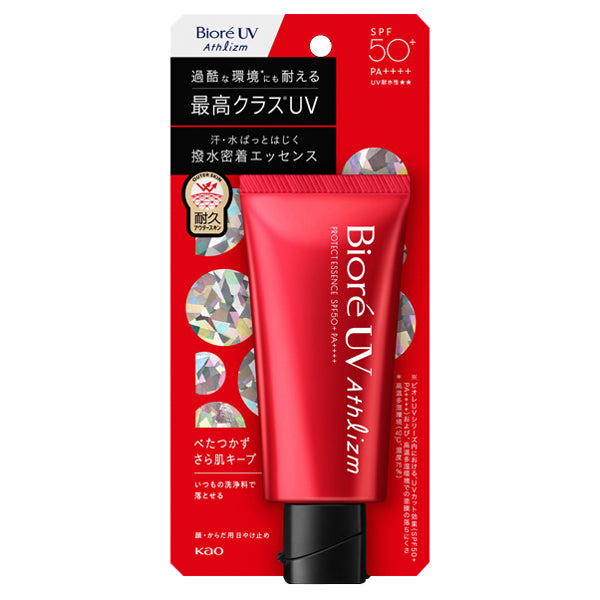 Biore UV Athlizm Protect Essence SPF50+ PA++++ (White Floral), 70g