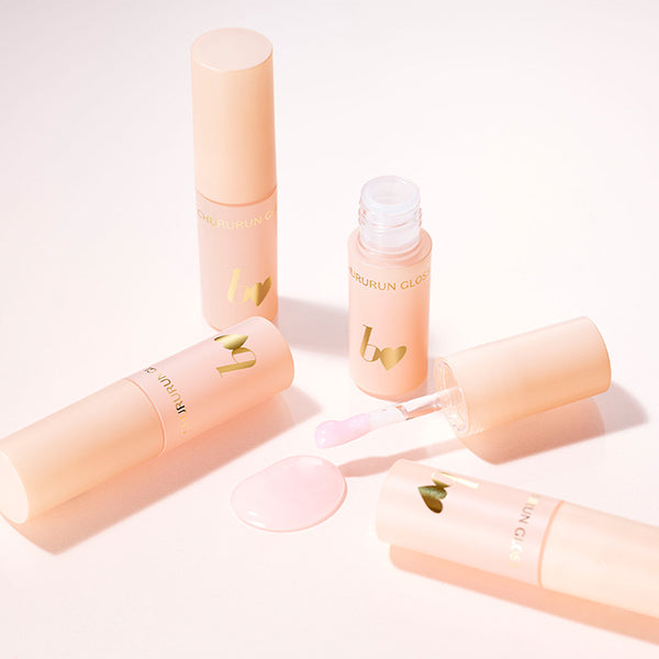 b idol Chururun Gloss, 01 Nude Skin, 2.5g