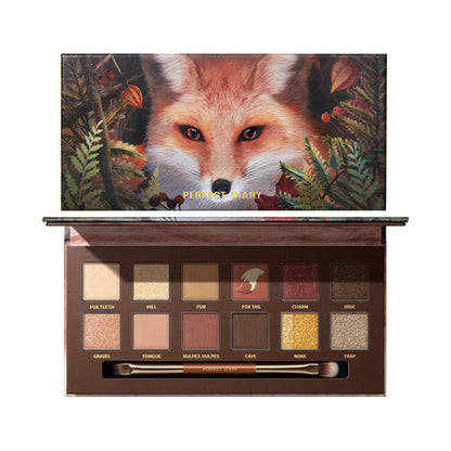 Perfect Diary Explorer 12-Color Animal Eyeshadow Palette (Red Fox)