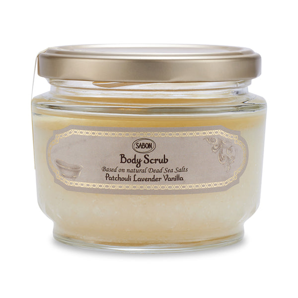SABON Body Scrub S Patchouli, Lavender, Vanilla, 320g, Patchouli, Lavender, Vanilla