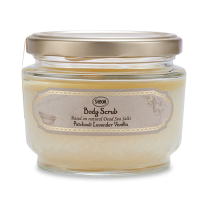 SABON Body Scrub S Patchouli, Lavender, Vanilla, 320g, Patchouli, Lavender, Vanilla