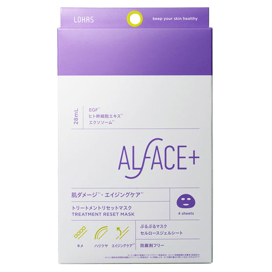ALFACE Treatment Reset Mask, 28ml x 4