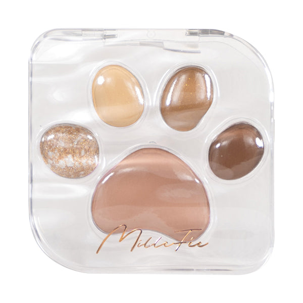 MilleFee Miao Paws Eyeshadow Palette, 02 Wagamama, 7g