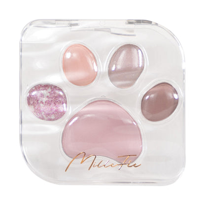 MilleFee Meowpaws Eyeshadow Palette, 01 Amaenbo, 7g