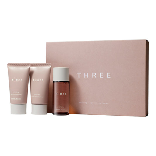 THREE Balancing Nectar Skin Care First Kit, 22g+28ml+22ml