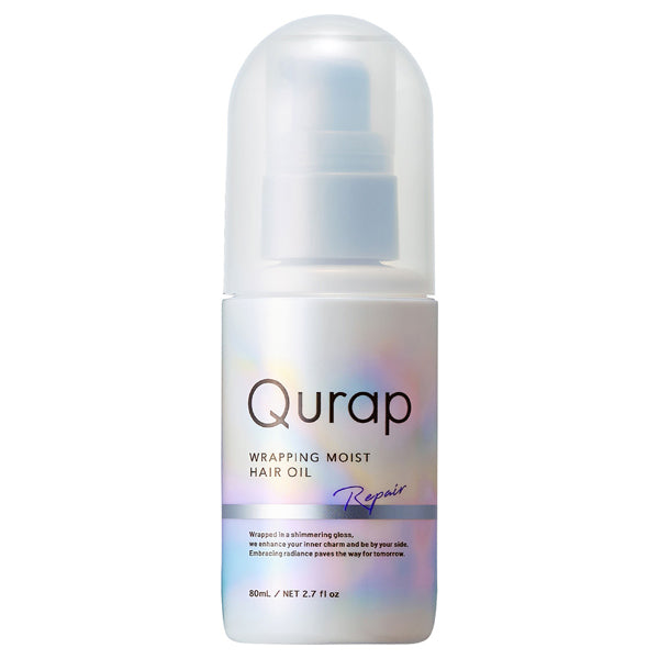 Qurap Wrapping Moist Hair Oil, 80ml