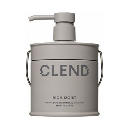 Clendo Rich Moist Deep Repair Mineral Shampoo, 450ml