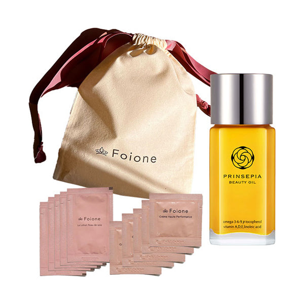 Princepia Oil Set, Bottle,  Sample,  Drawstring Bag, 30ml, Rich yet gentle on the skin, None, Essential Oil Blend Scent