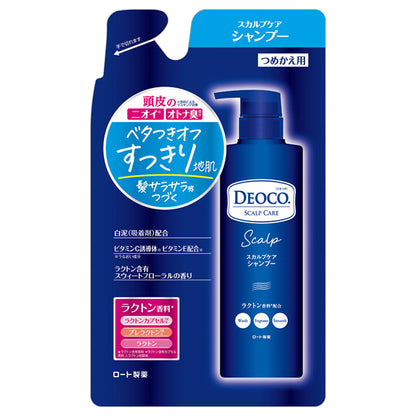 DEOCO Scalp Care Shampoo Refill, 370ml