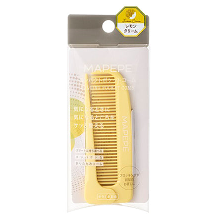 maPEPE Compact Pocket Comb (Lemon Cream)