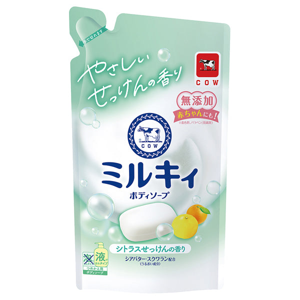 Milky COW Milky Body Soap Refill (Citrus), 360ml