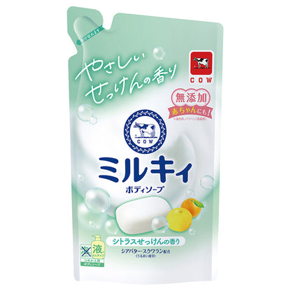 Milky COW Milky Body Soap Refill (Citrus), 360ml