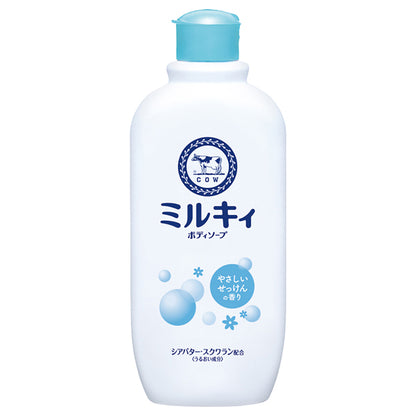 COW Milky Body Soap, Regular, 270ml, Gentle soap scent