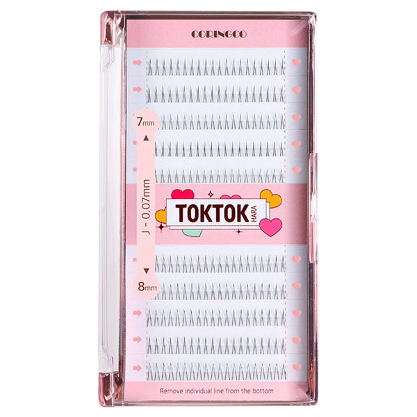 coringco TOKTOK HARA Filter Eyelashes Under Lash (7-8mm), 200pcs