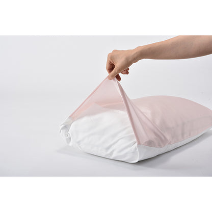 Mamora-Kishi Silk Pillowcase Envelope Type (Pink), 65x45cm