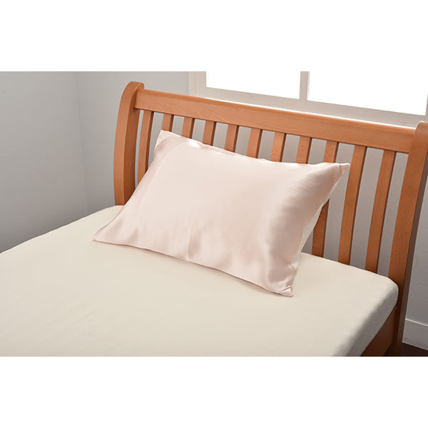 Mamora-Kishi Silk Pillowcase Envelope Type (Pink), 65x45cm