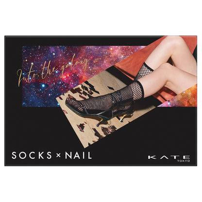 KATE SOCKS×NAIL Collection (03 Black Line, Into the Galaxy)