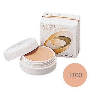 SHISEIDO Spot Cover Foundation (cover), For parts, H100 (light ochre skin color), Base color 20g