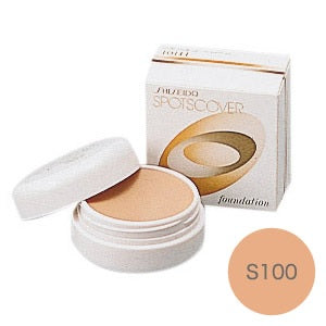 SHISEIDO Spot Cover Foundation (Cover), S100 (Ocher-based light skin color), Base color 20g