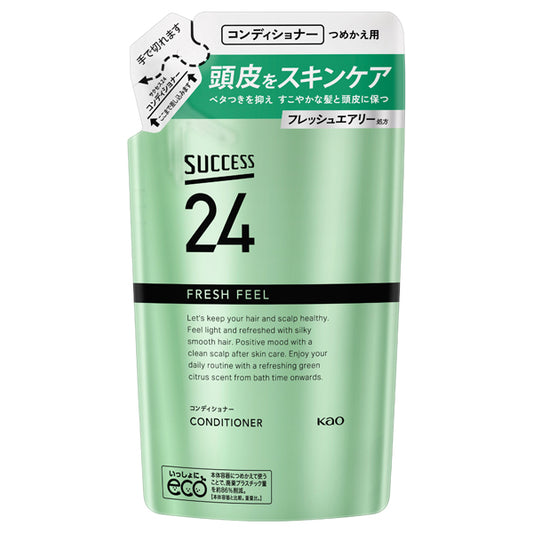 SUCCESS 24 Fresh Feel Conditioner Refill (Green Citrus), 320ml