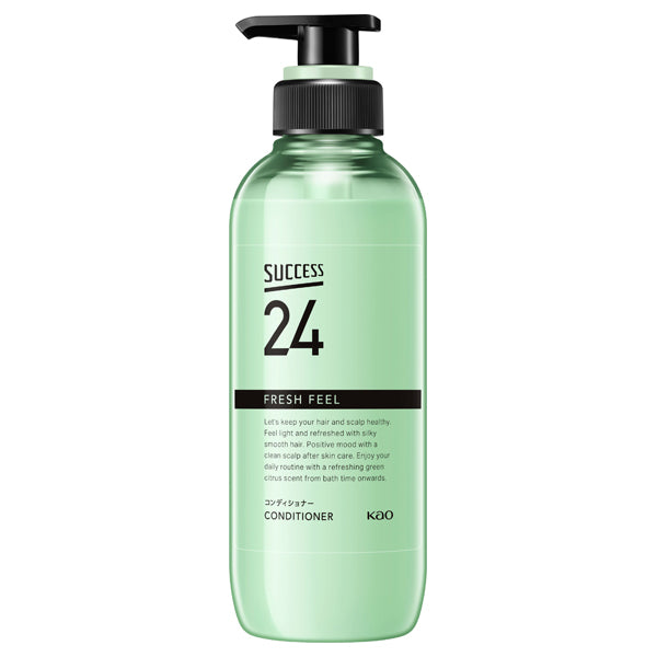 24 Fresh Feel Conditioner, 400ml, Refreshing green citrus scent