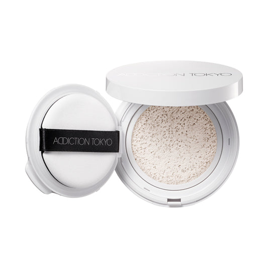 ADDICTION Skincare UV Touch-Up Cushion, SPF45 PA+++, Refill, 101 Shell Glow, 12g