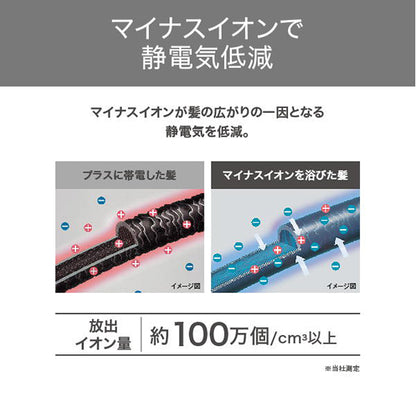 TESCOM Negative Ion Straight Brush Iron TB560A-W (White)