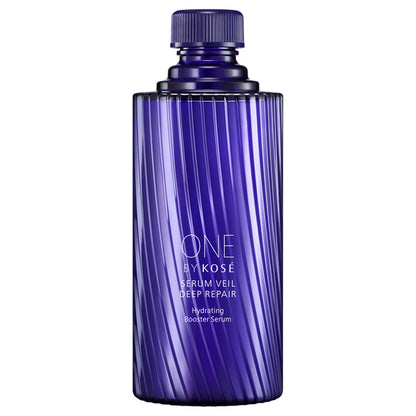 ONE BY KOSE Serum Veil Deep Repair, Refill (Large Size), 120ml, Green Floral