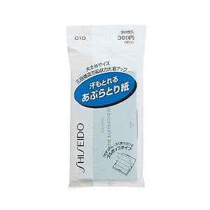 Shiseido Sweat-Removing Oil Blotting Paper 010, 90 Sheets