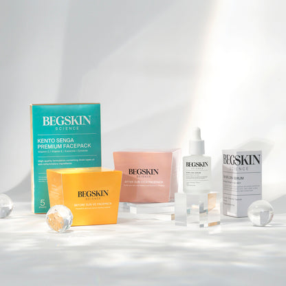 BEGSKIN SCIENCE BEFORE SUN VC FACEPACK, 22 sheets